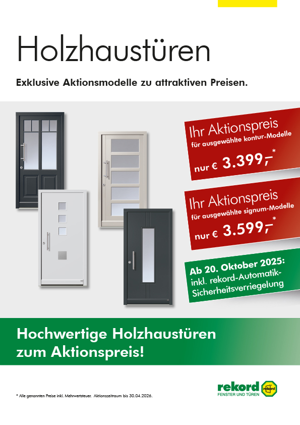 Aktion Haustüren rekorde